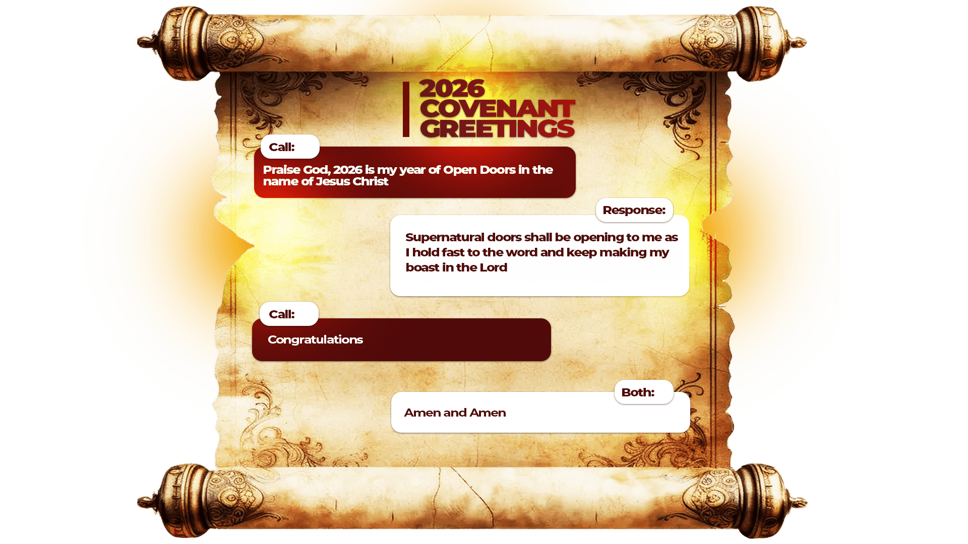 MY YEAR OF OPEN DOORS